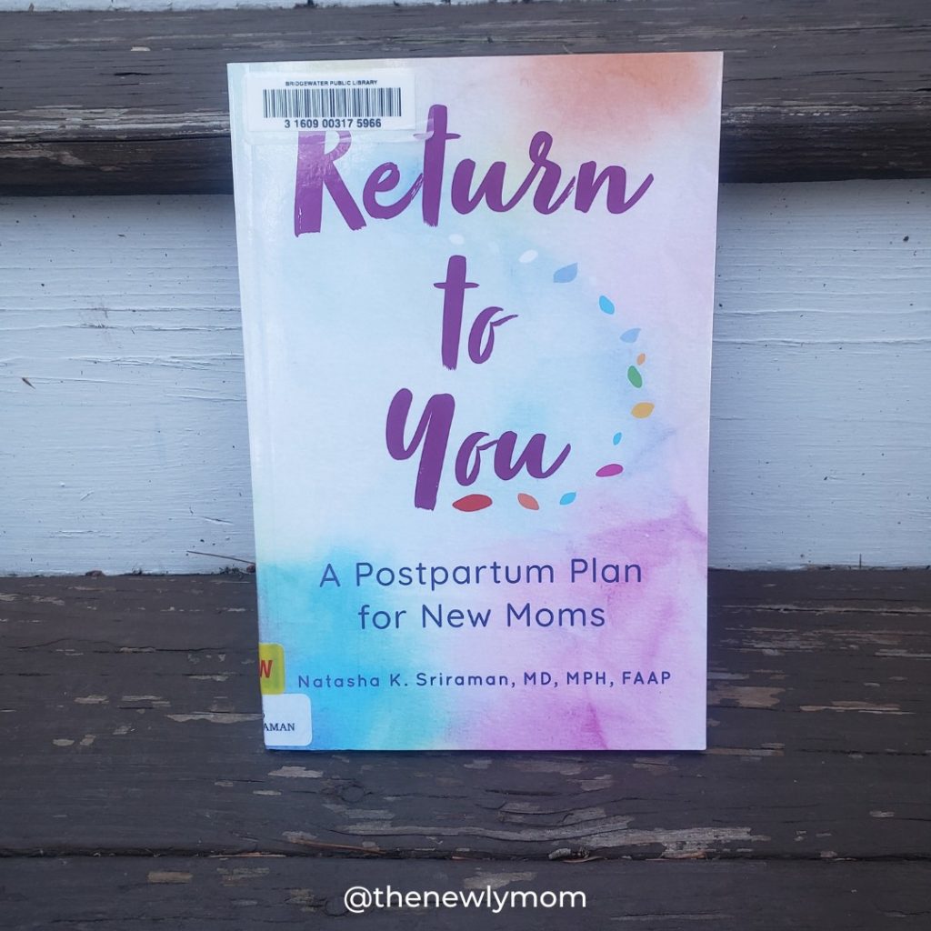 cover of book Return To You: A Postpartum Plan for New Moms by Natasha Sriraman